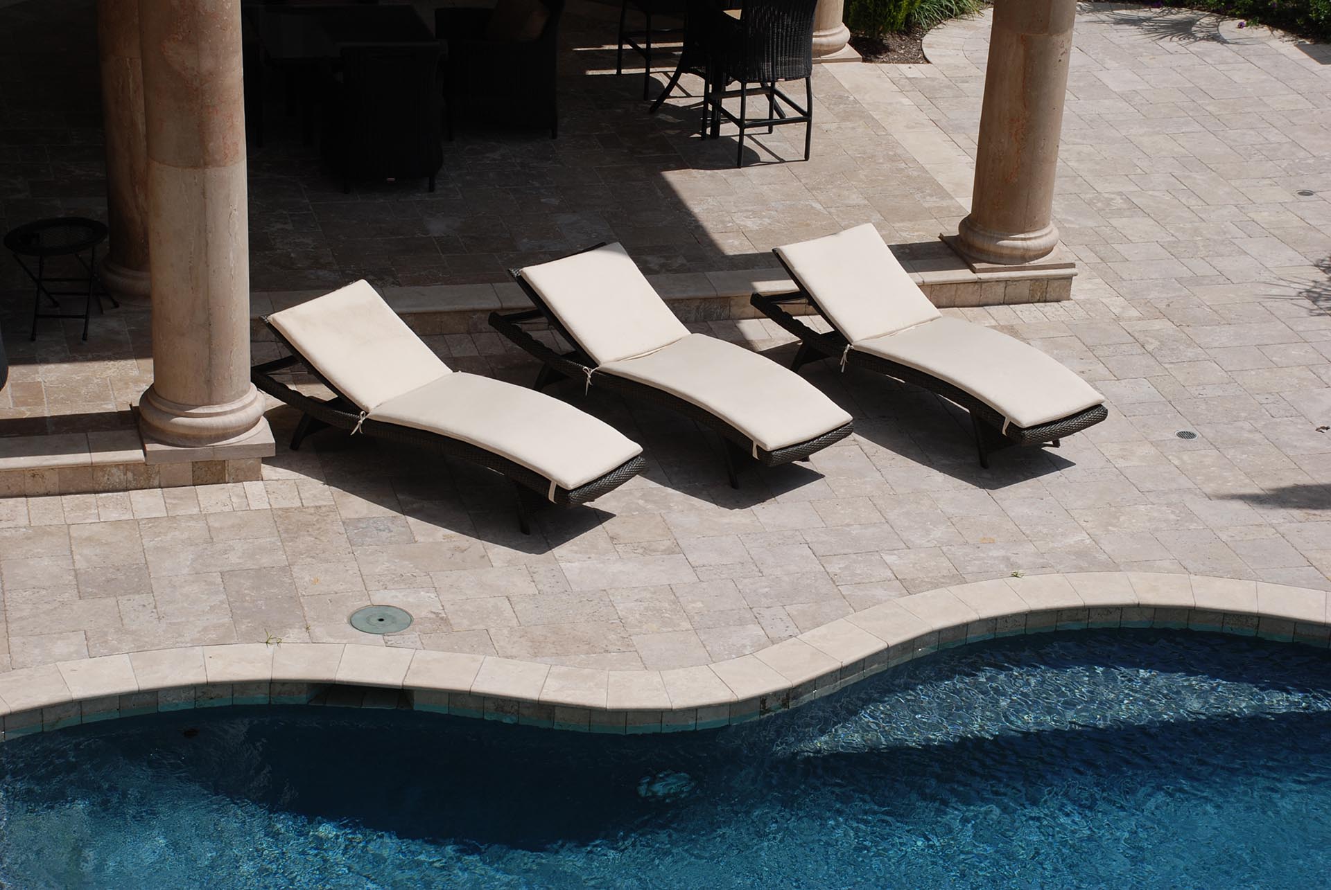 Mediterranean Estate estate detail - Mediterranean tropical landscape design by Original Landscape Concepts in Dallas