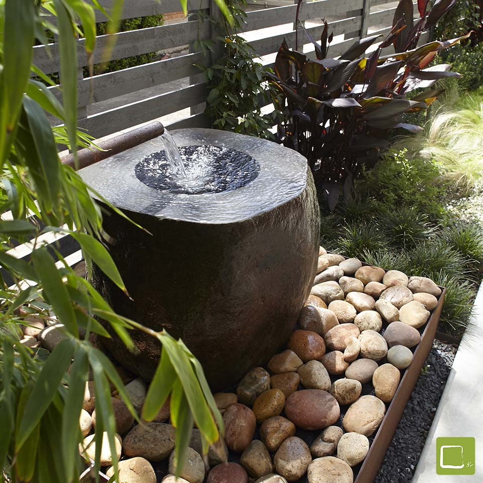 Tranquil Healing Gardens healing garden detail - natural organic landscape design by Original Landscape Concepts in Dallas