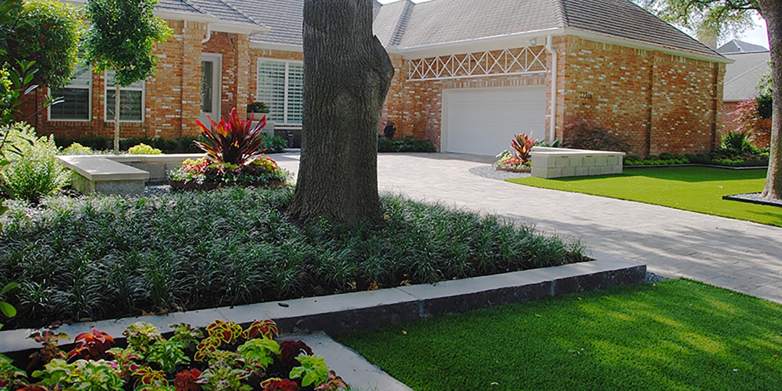 Transitional Modern Landscape landscape view 5 - residential landscape design in Dallas TX
