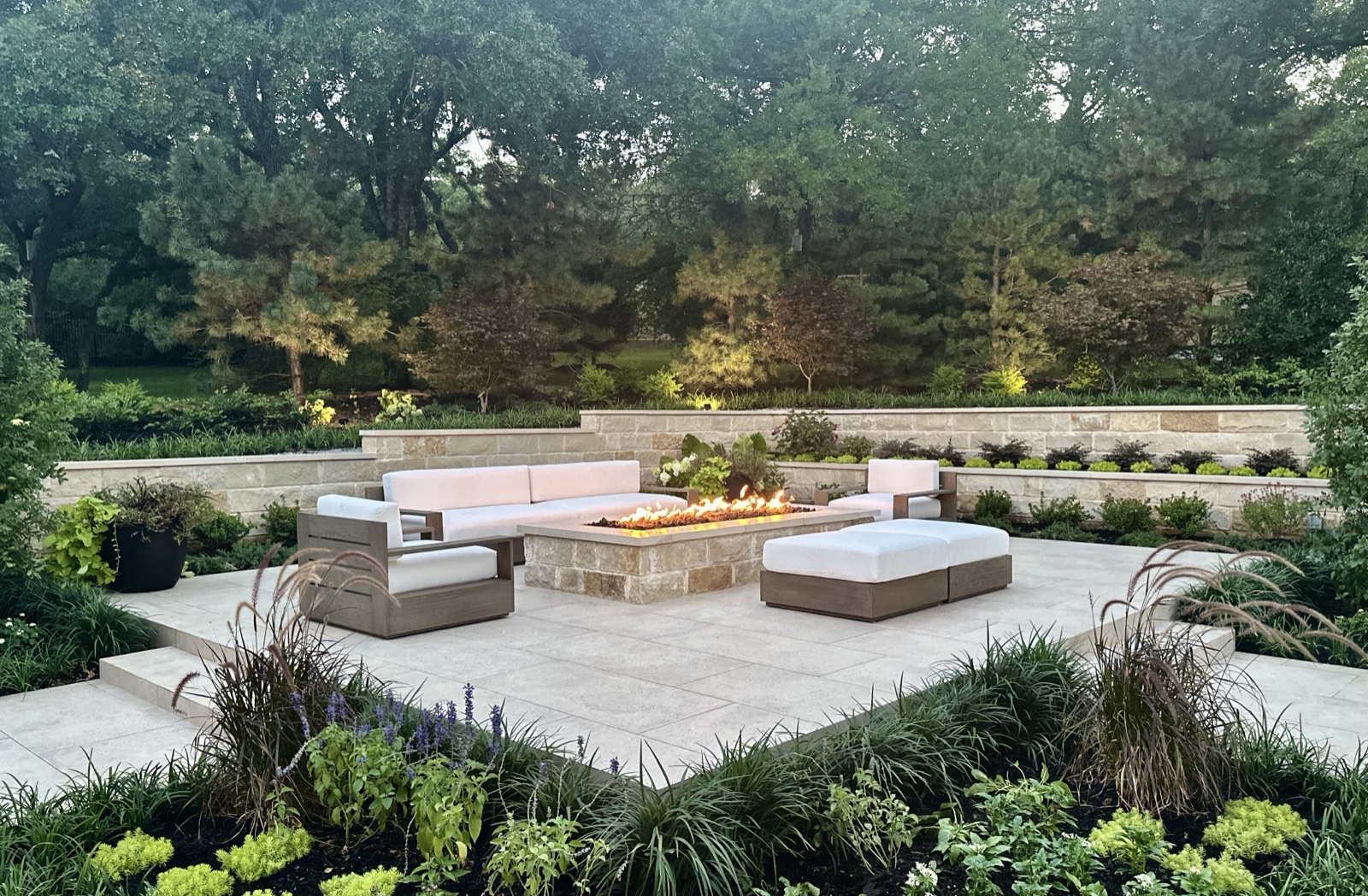 Modern Estate Pool pool view 7 - residential landscape design in Dallas TX